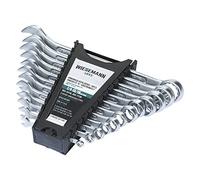 Set chiavi con forchetta e anello da 12 pezzi con grandezza imperiale 1/4″ e 15/16″ | WIESEMANN 80362 | supporto per trasporto