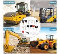 Set chiavi di accensione resistenti 13 pezzi per macchine edili e trattori