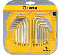 Set chiavi esagonali e Torx 1,5-10mm T10-50 CrV TOPEX 35D952