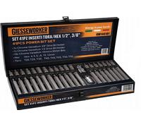 Set Chiavi Inserti Bussole Esagonali Torx Millerighe Serie 41 Pz Professionali