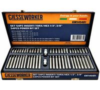 Set Chiavi Inserti Bussole Esagonali Torx Millerighe Serie 54 Pz Professionali