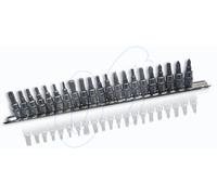 SET CHIAVI INSERTI TORX ESAGONALI 21PZ CON SUPPORTO IN METALLO NUOVO