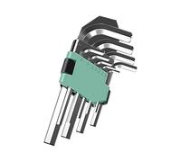 Set Chiavi Magiche a Forma L Da 9 Costruzione Permanente in Acciaio Per Set Chiavi Esagonali Per Riparazioni Automobilistiche