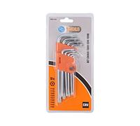 Set chiavi PGT160 Torx® acciaio al cromo-vanadio 9 pz. PG TOOLS