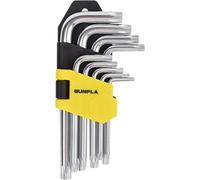 Set Chiavi Torx 9 Pezzi T10-T50 Con Foro, Chiavi Esagonali a Brugola Braccio