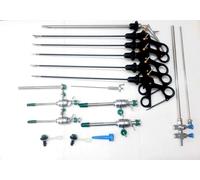 SET CHIRURGIA ENDOSCOPICA PER BAMBINI 5MMX330MM STRUMENTI CHIRURGICI 16PC