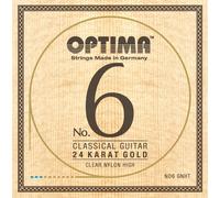Set chitarra da concerto Optima No.6 oro 24K corde classiche nylon alto