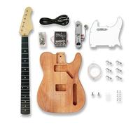 Set Chitarra Elettrica Assemblaggio Fai-da-Te Strumento per Chitarra Elettrica A 6 Corde A 22 Tasti Chitarra per Strumento Augu