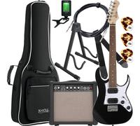 Set chitarra elettrica Rocktile 3/4 Nero per bambini con tanti accessori