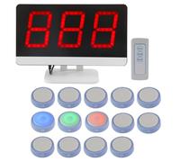 Set cicalino wireless con monitor host, 3 modalità di risposta, 4 indicatori di stato per spettacoli di gioco e attività in amiliare