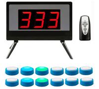 Set cicalino wireless con telecomando, 4 modalità di risposta, 4 spie, limite di tempo da 1 a 999 secondi per spettacoli di giochi, scuola, quiz di festa, concorrenza