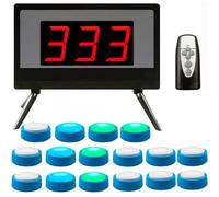 Set cicalino wireless con telecomando, 4 modalità di risposta, 4 spie, limite di tempo da 1 a 999 secondi per spettacoli di giochi, scuola, quiz di festa, concorrenza