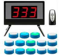 Set cicalino wireless per giochi a quiz, con telecomando, 4 modalità, 4 spie, 1-999 secondi, ideale per spettacoli di gioco, quiz scolastici e competizioni