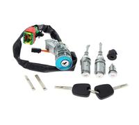 Set cilindro accensione Sinistra E Destra Cilindro Della Serratura Della Porta Bloccasterzo Set Di Chiavi Di Blocco Di Accensione Compatibile Con Citroen Per C3 4162AG 4162AH 9170T5