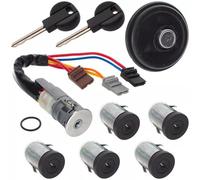 Set Cilindro bloccasterzo Compatibile con Citroen Jumpy 1995-2006 4162F4 Cilindro bloccasterzo