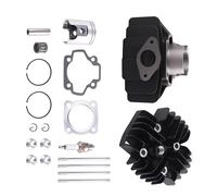 Set Cilindro Completo for Yamaha PW50 1981-2009 QT50 con Guarnizioni e Candela