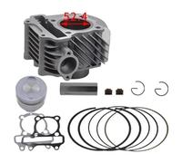 Set cilindro e pistone di grande diametro 52 mm, 57 mm e 61 mm, compatibile con scooter GY6125, GY6150, ciclomotore, ATV, WY125, RY150, 1P57QMJ(52.4MM)