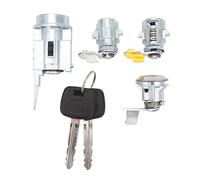 Set Cilindro Serratura Porta di Accensione, Set Cilindro Serratura Porta in Metallo ABS di Ricambio Per Hilux LN80 LN85 LN90 LN105 LN108