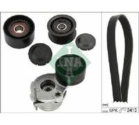 Set Cinghia a Cinghie Poly-V INA 529 0484 10 6 Ribs Per Audi Porsche