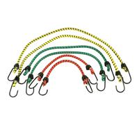 Set Cinghie Elastiche Porta Pacchi Gancio a Uncino 30-45 60 cm 6 Pezzi