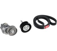 Set Cinghie V-Grooved GATES K076PK1735 Per AUDI, SEAT, SKODA, VW