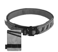 Set Cintura Magnetica Tattica e Tasca edc Molle Cintura Utility Mini Portafoglio Carta Chiave Airsoft Caccia Campeggio(WG,M(Fit 78-90cm))