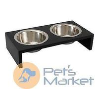 Set ciotiole per cani cane gatti gatto flamingo 30x15x7h