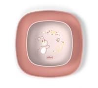 Set piatto piano e ciotola 12m+ rosa - chicco