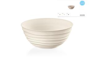 Set ciotoline 6 pezzi realizzate con plastica riciclata di 13,8 bottiglie Ø12,2xh11,5 cm -348cc colore bianco latte bianco latte