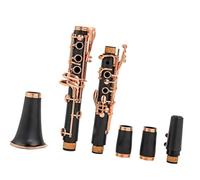 Set clarinetto Clarinetto In Sib Laccato Oro Rosa 17 Tasti Clarinetto Sib Nero