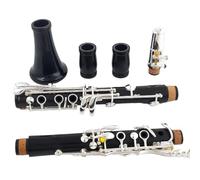 Set clarinetto Clarinetto Professionale In Ebano Una Melodia 17 Tasti Clarinetto In Rame Placcato Argento