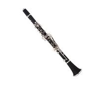 Set clarinetto Strumento Per Clarinetto In Si Bemolle Per Principianti, Da Eseguire Per L'esame Di Grado, Con Corpo In Tubo Di Bachelite Di Plastica Placcato In Argento Nichel (Color : 60)