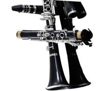 Set clarinetto Strumento Per Clarinetto Tedesco Per Principianti Per Imparare Gli Studenti Di Clarinetto In Bachelite In Si Bemolle Per L'esame Di Grado (Color : Synthetic wood)