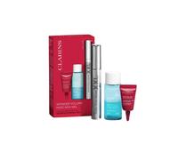 Set Clarins: Instant Eye, Lozione Struccante, 30 ml + Wonder Volume, Volumizzante, Mascara, Nero, 8 ml + Total Eye, Lifting, Crema Occhi, 3 ml