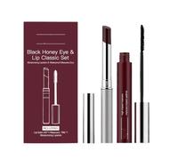 Set classico occhi e labbra Black Honey: una combinazione bicolore di rossetto idratante e mascara waterproof, che offre lunga tenuta, un colore intenso e una formula delicata. 4 g + 7 ml