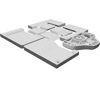 Set Clip Angolari per Scatola Legno Compatibile Festool Systainer T-Loc