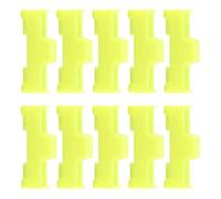 Set clip per copertura connettore ABS Fermo per giunto servo da 10 per attività cablaggio del modello telecomando e servizio cavi Fermo estensione clip per connettore servo Fermo, Yellow