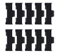 Set clip per copertura connettore ABS Fermo per giunto servo da 10 per attività cablaggio del modello telecomando e servizio cavi Fermo estensione clip per connettore servo Fermo, Black