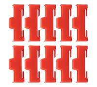 Set clip per copertura connettore ABS Fermo per giunto servo da 10 per attività cablaggio del modello telecomando e servizio cavi Fermo estensione clip per connettore servo Fermo, Red