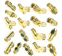 Set Coassiale Adattatore Convertitore Antenna Maschio Femmina Connettore SMA Da
