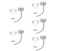 Set Coda Orecchie Costume Topo Gigio Adorabili Fasce Per Capelli Con