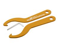 Set Coilover Universal C Spanner Hook Wrench Coil Over Spring Golden
