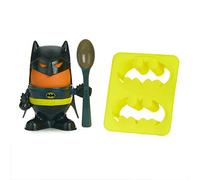 Set Colazione Batman Tazza Uovo, Coperchio, Cucchiaio, Taglia Toast, Regalo DC Comics