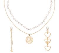 Set collana e orecchini a clip Universal Studio Japan Peanuts Snoopy