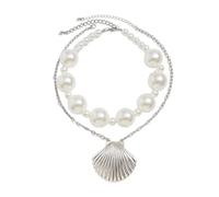 Set Collana Perle Ispirate A 2 Con In Lega Robusta E Perle Finte Per Un Tocco Eleganza In Qualsiasi Abbigliamento Gioielli Robusti