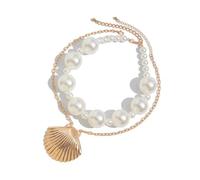 Set Collana Perle Ispirate A 2 Con In Lega Robusta E Perle Finte Per Un Tocco Eleganza In Qualsiasi Abbigliamento Gioielli Robusti