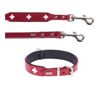 Set collare e guinzaglio - Hunter Swiss - Collare Tg. 60 + guinzaglio 2 m x 1,8 cm