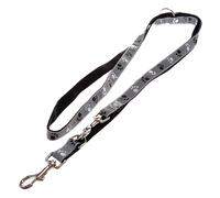 Trixie Guinzaglio Trixie Silver Reflect zampine - L 200 x H 1,5 cm - regolabile Nylon grigio