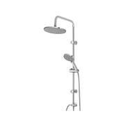 SET COLONNA DOCCIA SOFFIONE + DOCCETTA + LACCIO DOCCIA TONDO