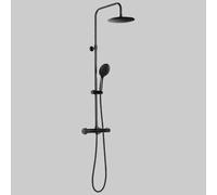 SET COLONNA STAR MIX 03 TERMOSTATICO Nero Accessori Nero Matt